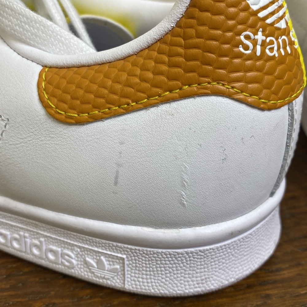 adidas Stan Smith Snakeskin Legacy Gold Men's 9.5 - Picture 10 of 15